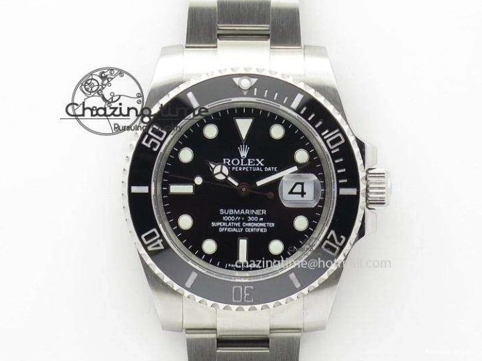 0415 Modern Daytona Kravitz YG DLC BP Maker Best Edition Black Dial On DLC Bracelet A4130 (Free Leather Strap) 3572